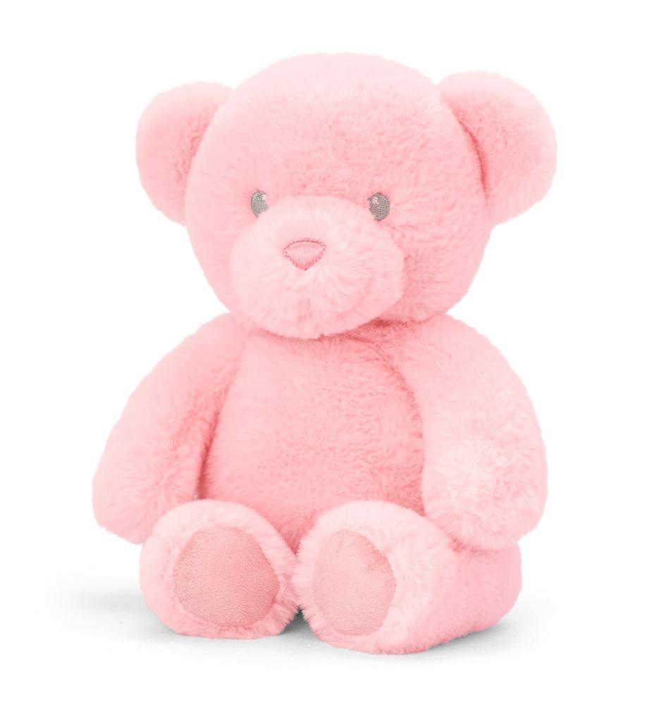 Keel Toys SE9103 8027148091030 KTSE9103 KeelEco 25cm Teddy Baby Girl (100% Recycled)