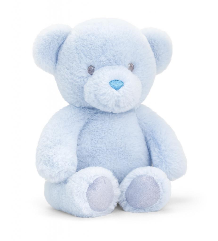 Keel Toys SE9106 5027148091061 KTSE9106-B KeelEco 25cm Teddy Blue (100% Recycled)