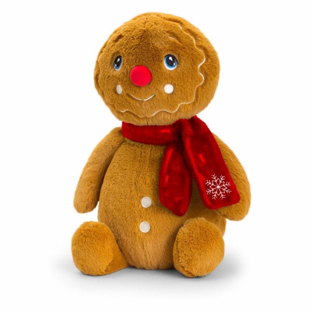 Keel Toys SX6373 5027148063730 KTSX6373 KeelEco 20cm Gingerbread Man (100% Recycled)