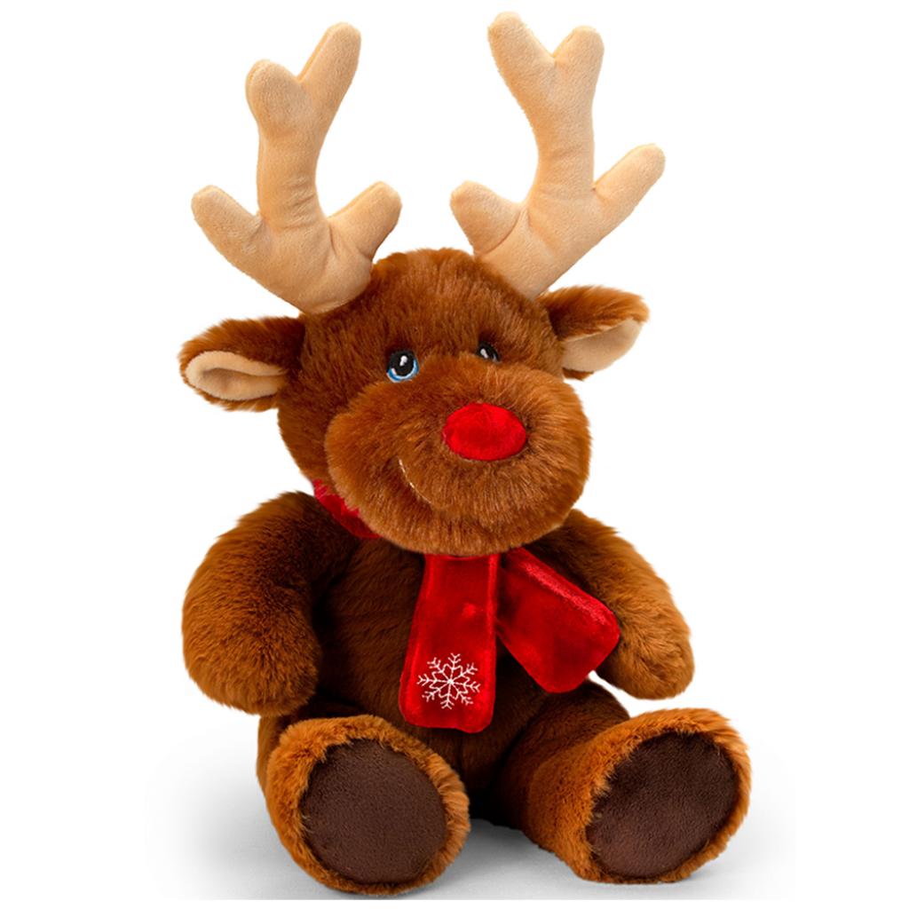 Keel Toys SX8153 5027148081536 KTSX8153 KeelEco 20cm Reindeer (100% Recycled)