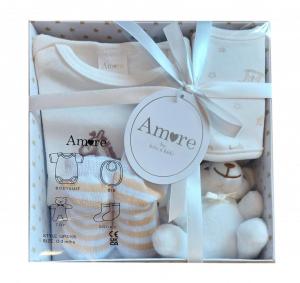 Kris X Kids 3195WC * KXK3195C Cream "Rocking Horse" 4 Piece Gift Set