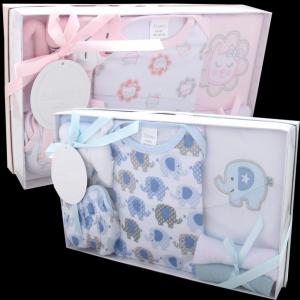 Kris X Kids 3294PB * KXK3294PB-0820 "Cat and Elephant" 7 Piece Gift Set