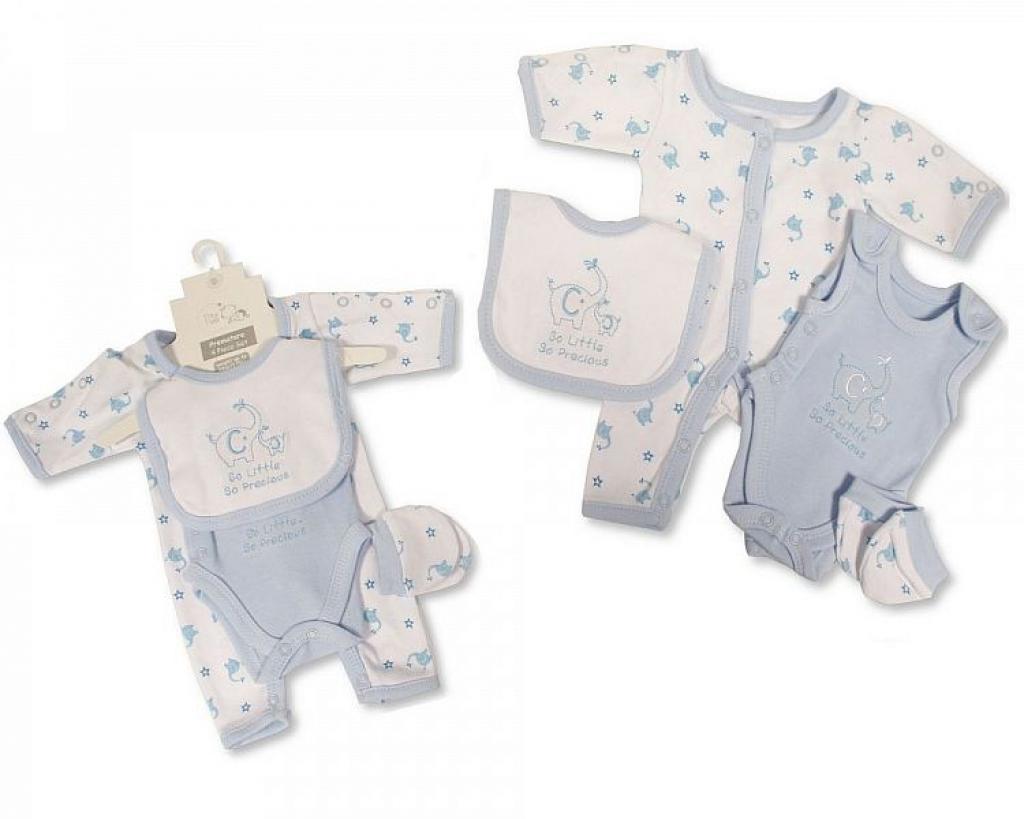 Tiny Tots PB-20-548S 5035320605487 LBWNTTT20-548S "Elephants" Incubator 4 Piece Set (1.5 kg)