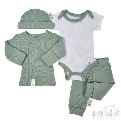 Soft Touch 4PR10-BI  LBWSTPR12-SG Sage Green Four Piece Set (3.5kg)