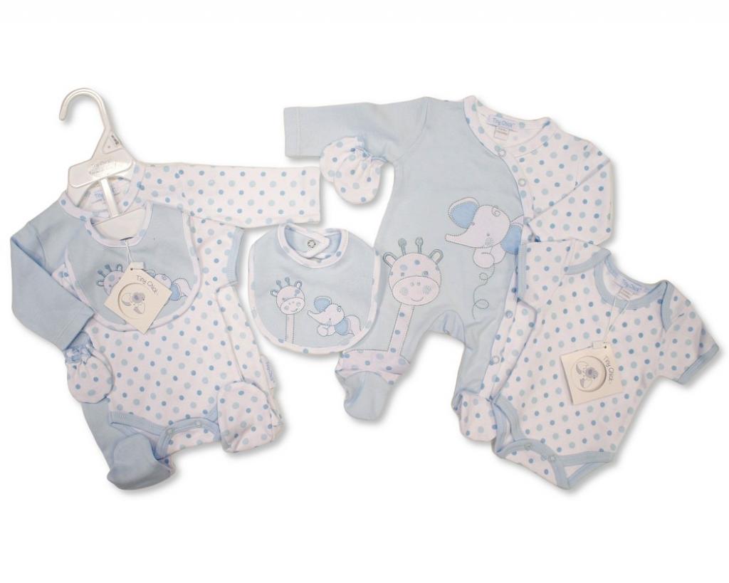 Tiny Chick PB-20-737S 5035320204376 LBWTC20-737S "Elephant and Giraffe" 4 Piece Set (3-8lbs)