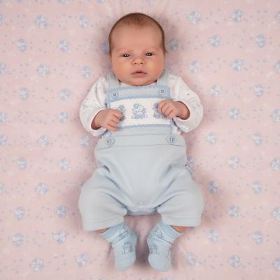 LBWTC202-746  Elephant Dungaree and Top  (3-8 lbs)