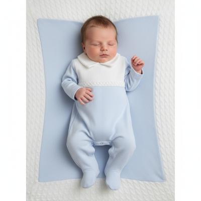 LD012S  Cotton  Classic Collar All in One   (0-9m)