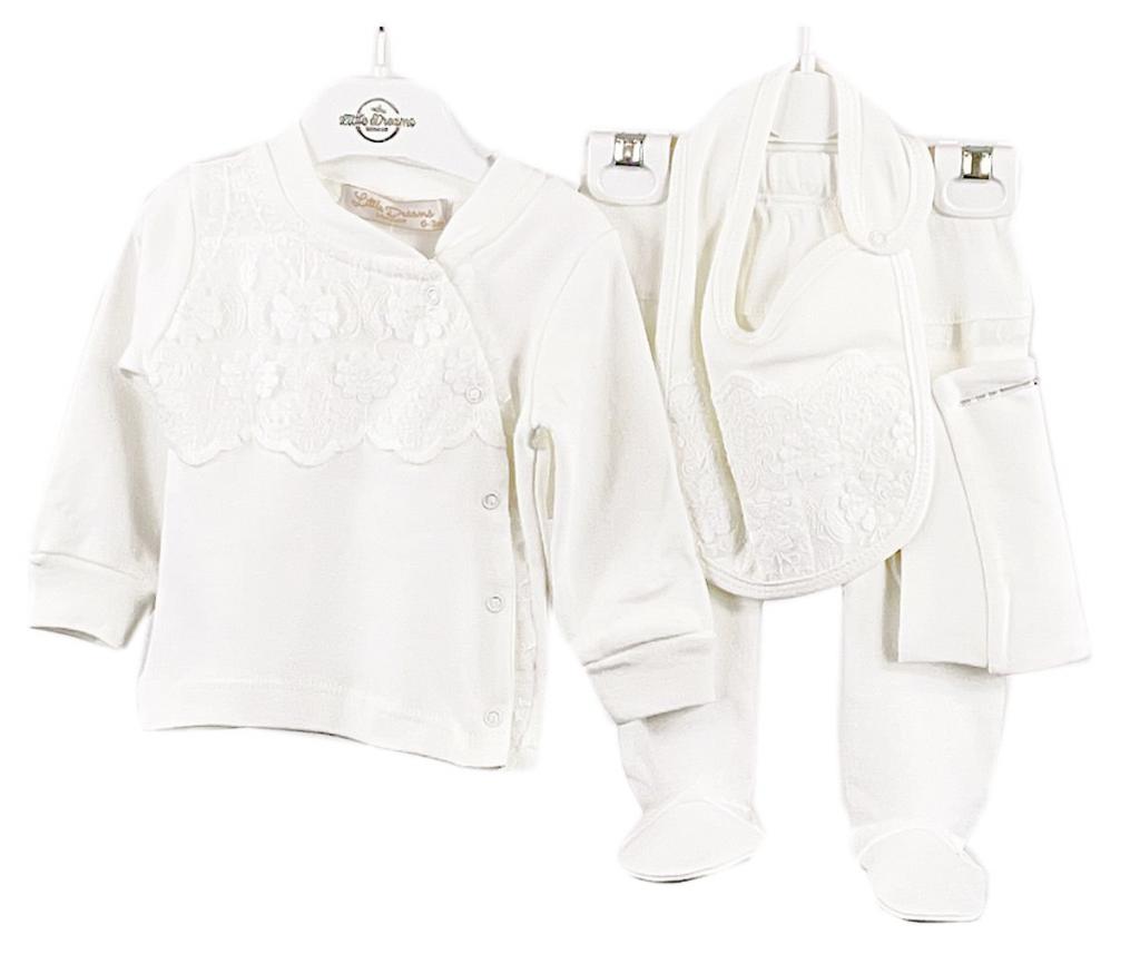 Little Dreams China * LD15007I Ivory Five Piece Outfit (0-9 months)