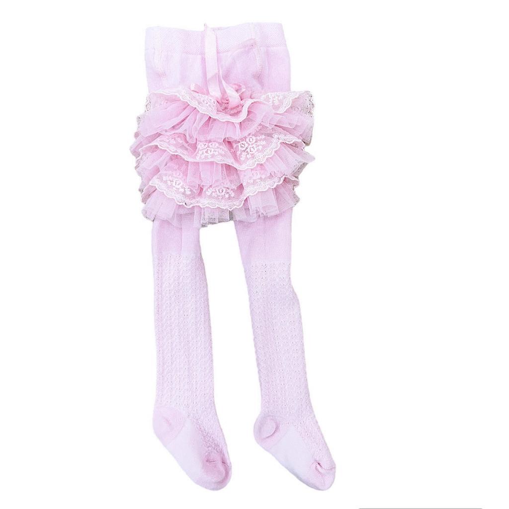 Little Dreams  * LD5237-P Pink frilled tights (choose)