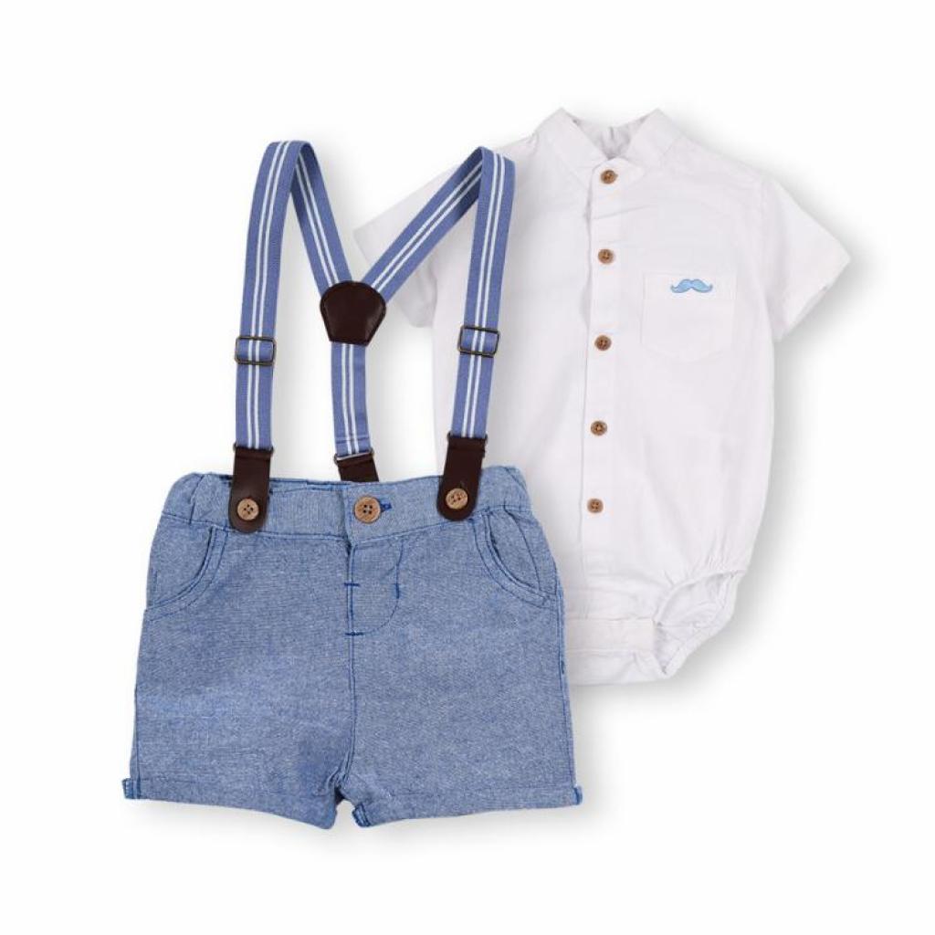 Little Gent B03929 * LGB03929 Shirt set with Braces (3-18 months)