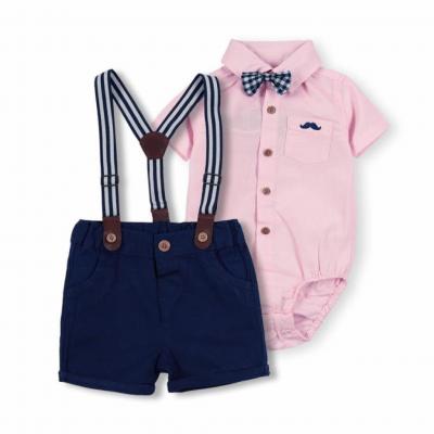 Little Gent B03930 * LGB03930 Shirt Set with Braces (3-18 months)
