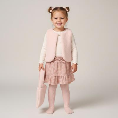 LGG10940-B  Skirt, top, bag and Gilet Set  (2-4 years)