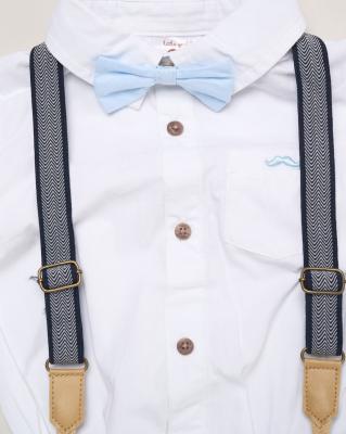 Little Gent H12889INF * LGH12889A  Bow Tie Set with Braces (9-24 months)