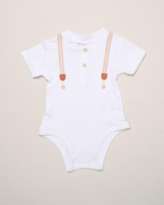 Little Gent  * LGH13723 Bodysuit, shorts, socks and cap ( 0-9 months)