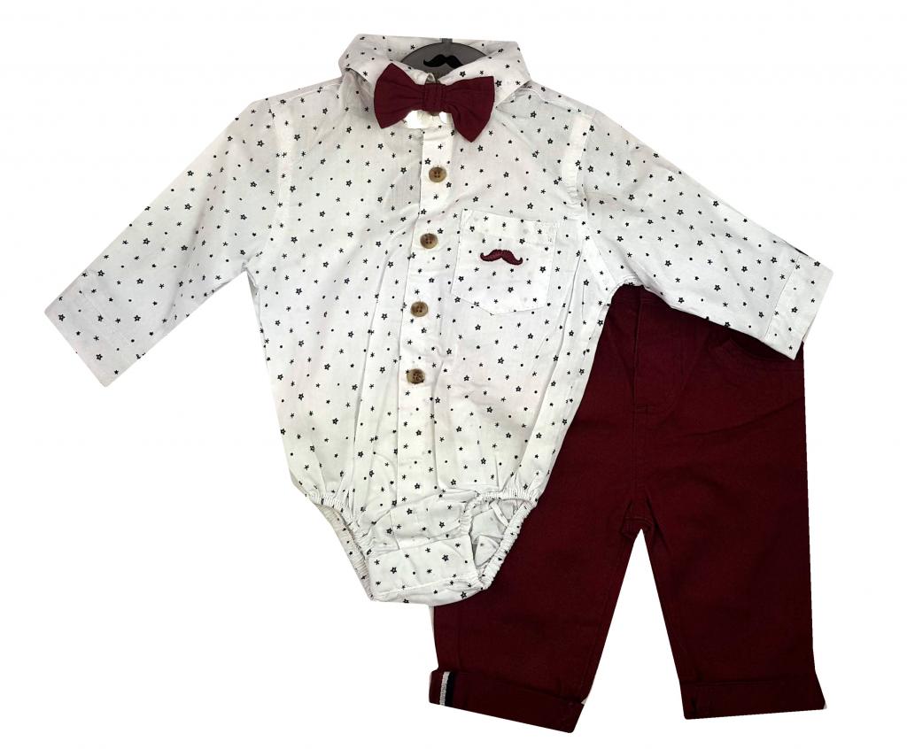 Little Gent  5055578176133 LGS19864 "Bow Tie" Two Piece set (6-12months)