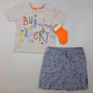 Lily & Jack  50555781711121 LJ16500A Bug Expert two piece with socks (6-24 months)