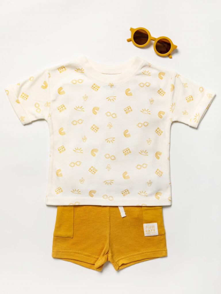 Little Gent B04599  LGB03899 Holidays shorts set with glasses(3-18 months)