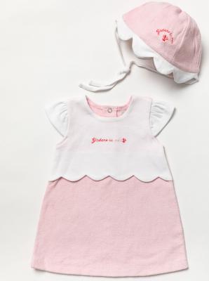 Lily & Jack China  LJB03962P Sundress and Hat (0-12 months)
