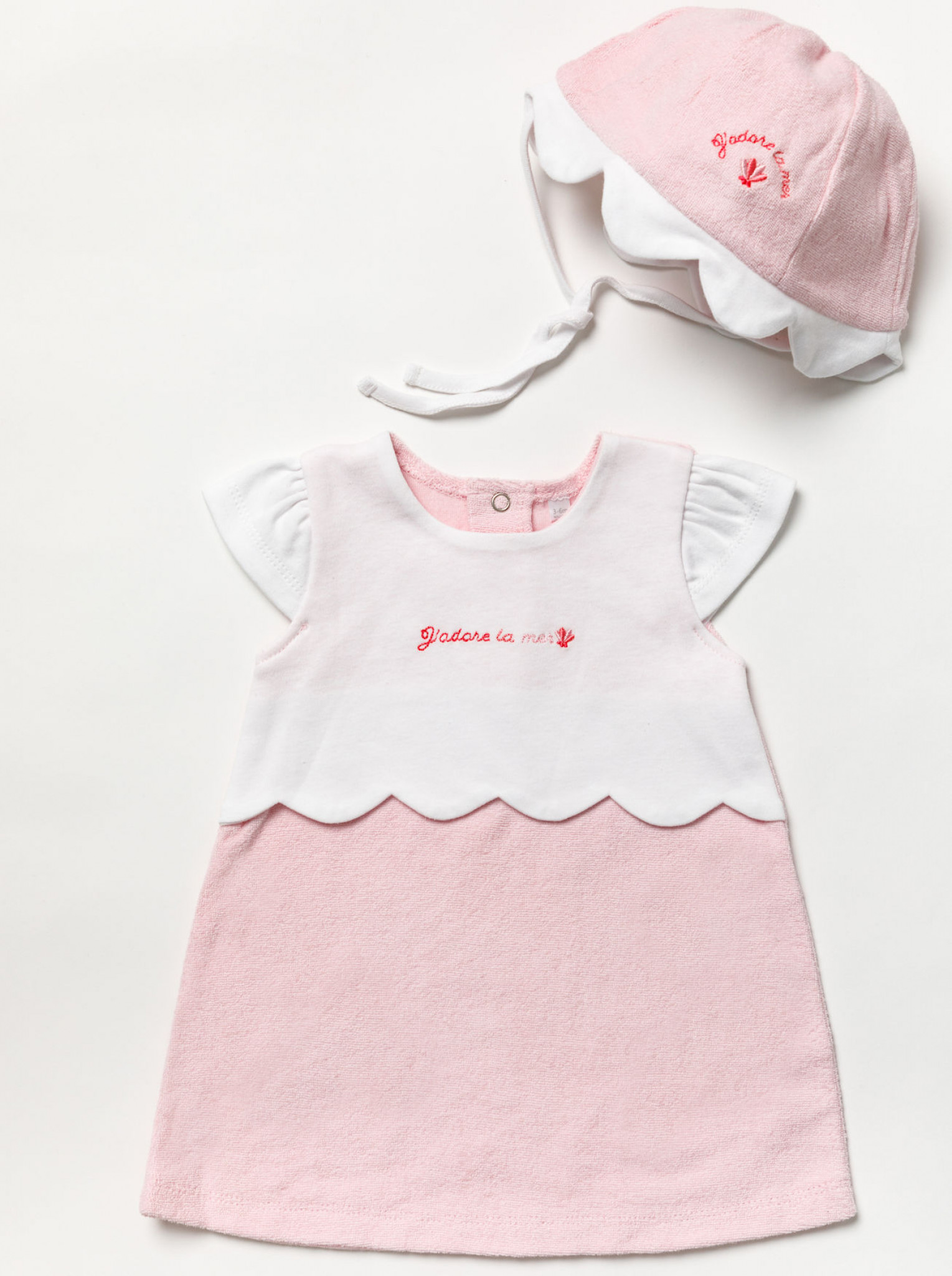 Lily & Jack China LJB03962p Sundress and Hat (0-12 months)