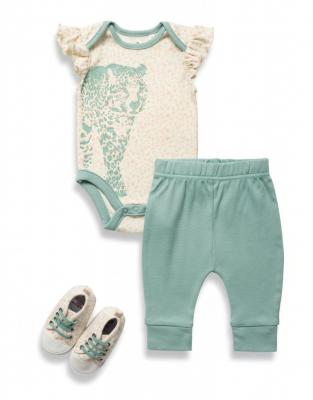 Lily & Jack B04172 * LJB04169G Leopard Set with Shoes (0-9 months)