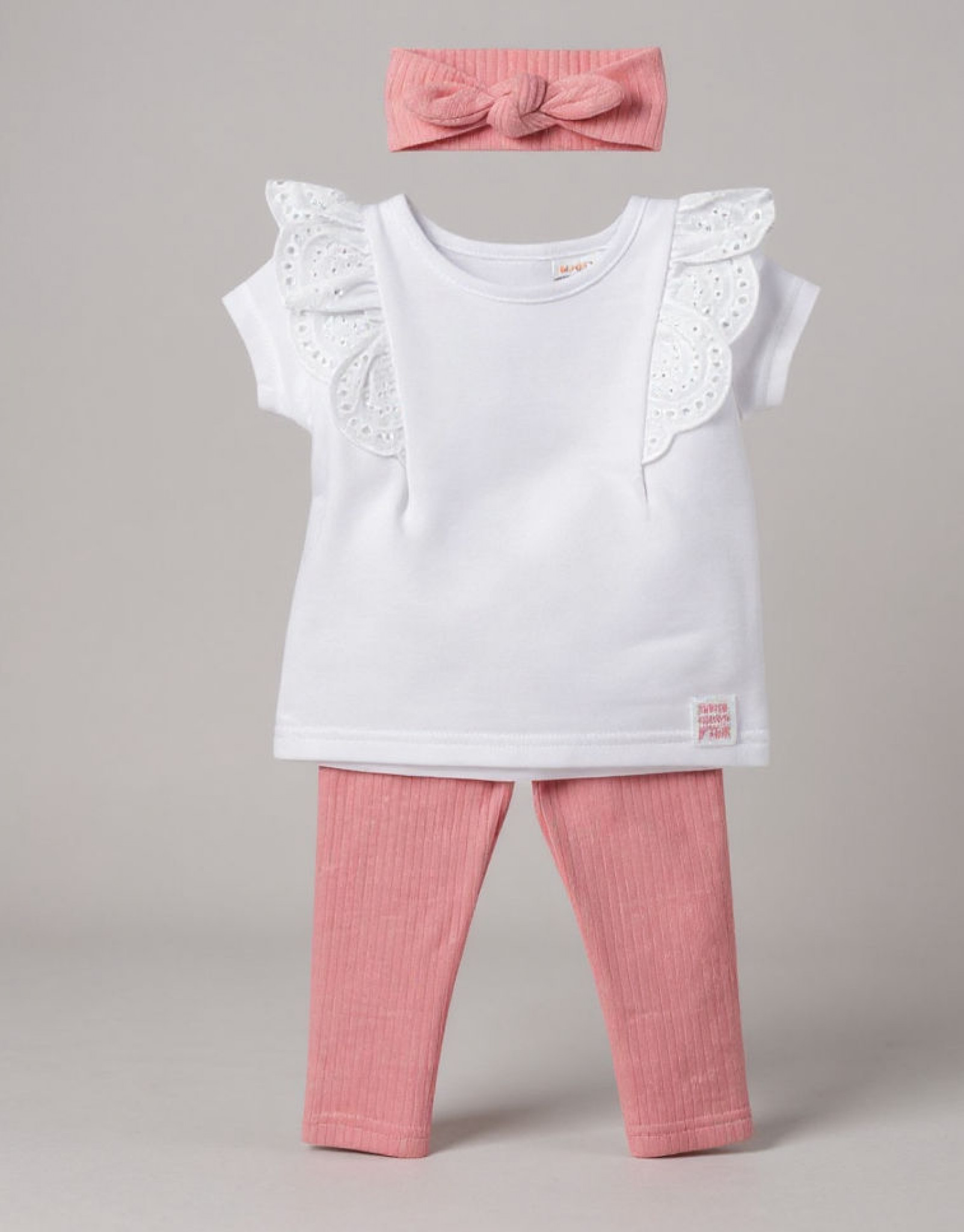 Lily & Jack D07265  LJD07265P Broderie Anglaise Legging Set ( 9-24 months)