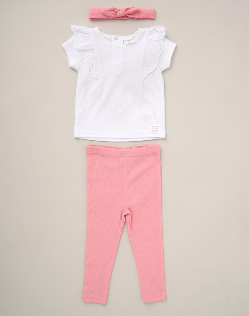 Lily & Jack D07265  LJD07265 Broderie Anglaise Legging Set ( 9-24 months)