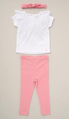 Lily & Jack D07265  LJD07265P Broderie Anglaise Legging Set ( 9-24 months)
