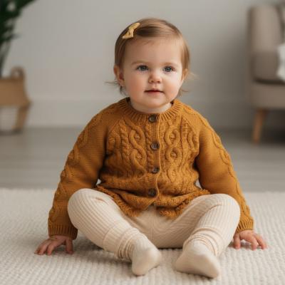 LJE07929M  Cable Cardigan Set  (9-24 months)