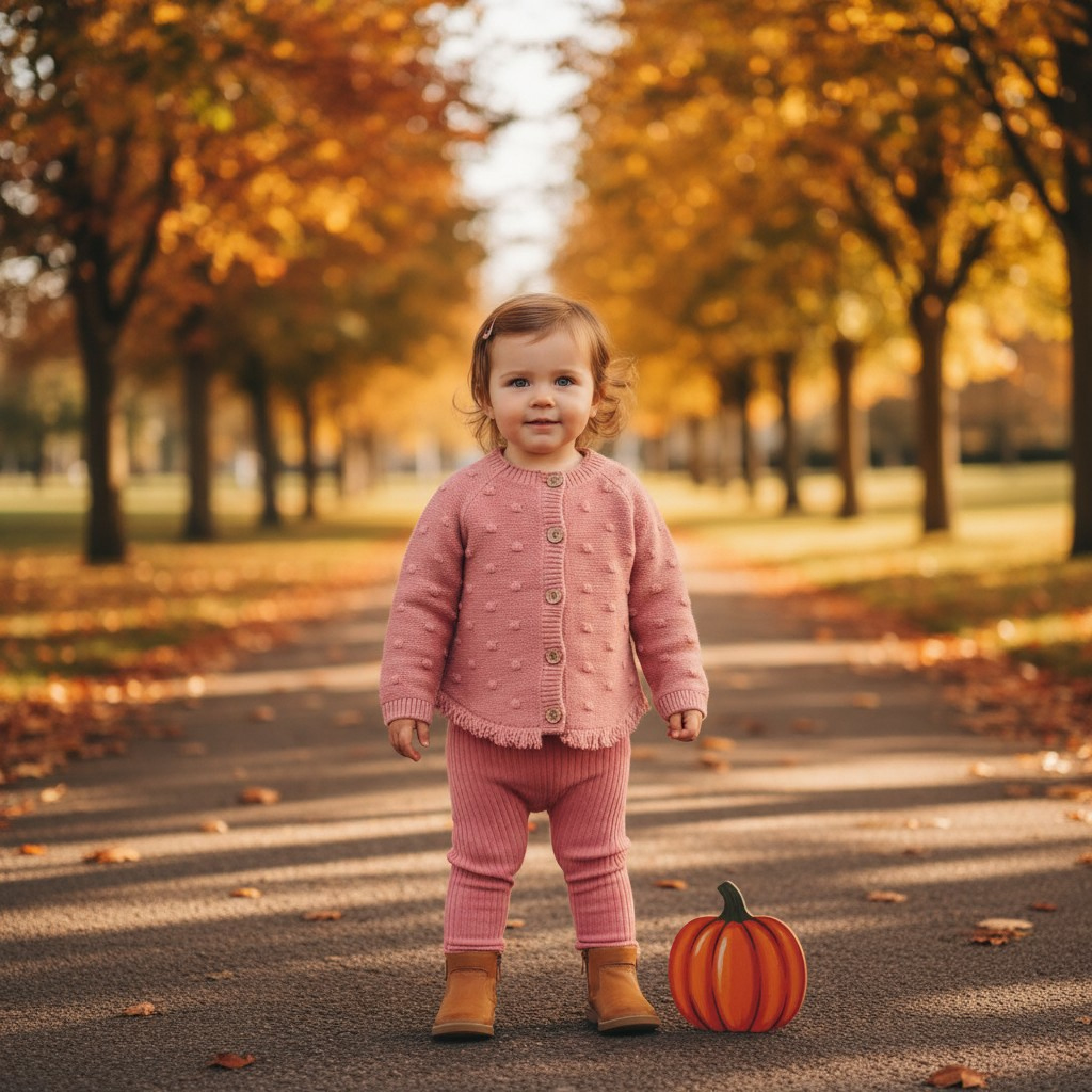 Lily & Jack E07930 * LJE07930P Knitted Fringed Set (9-24 months)