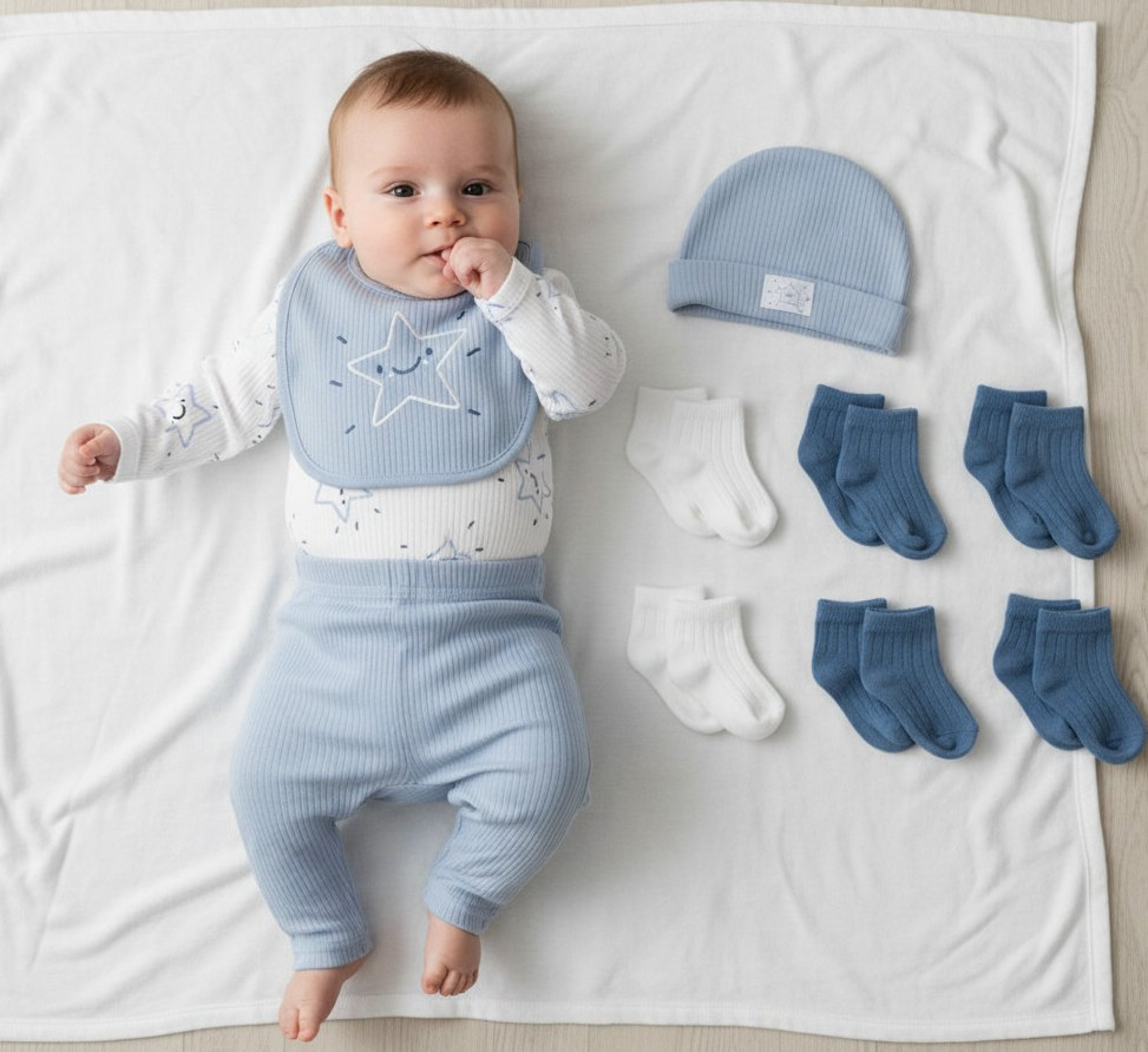 Lily & Jack E08373 * LJE08373 "Star" 10 Piece Gift Set (Newborn-6 months)