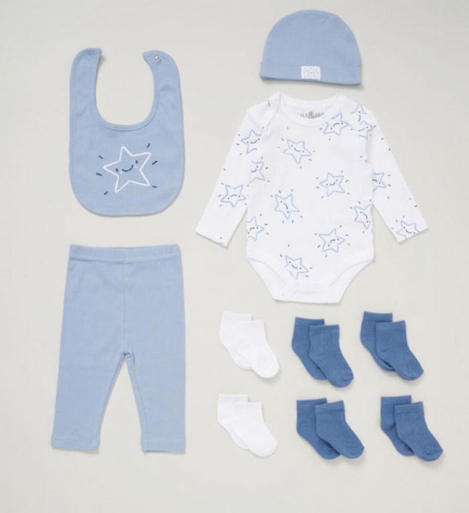 Lily & Jack E08373  LJE08373 "Star" 10 Piece Gift Set (Newborn-6 months)