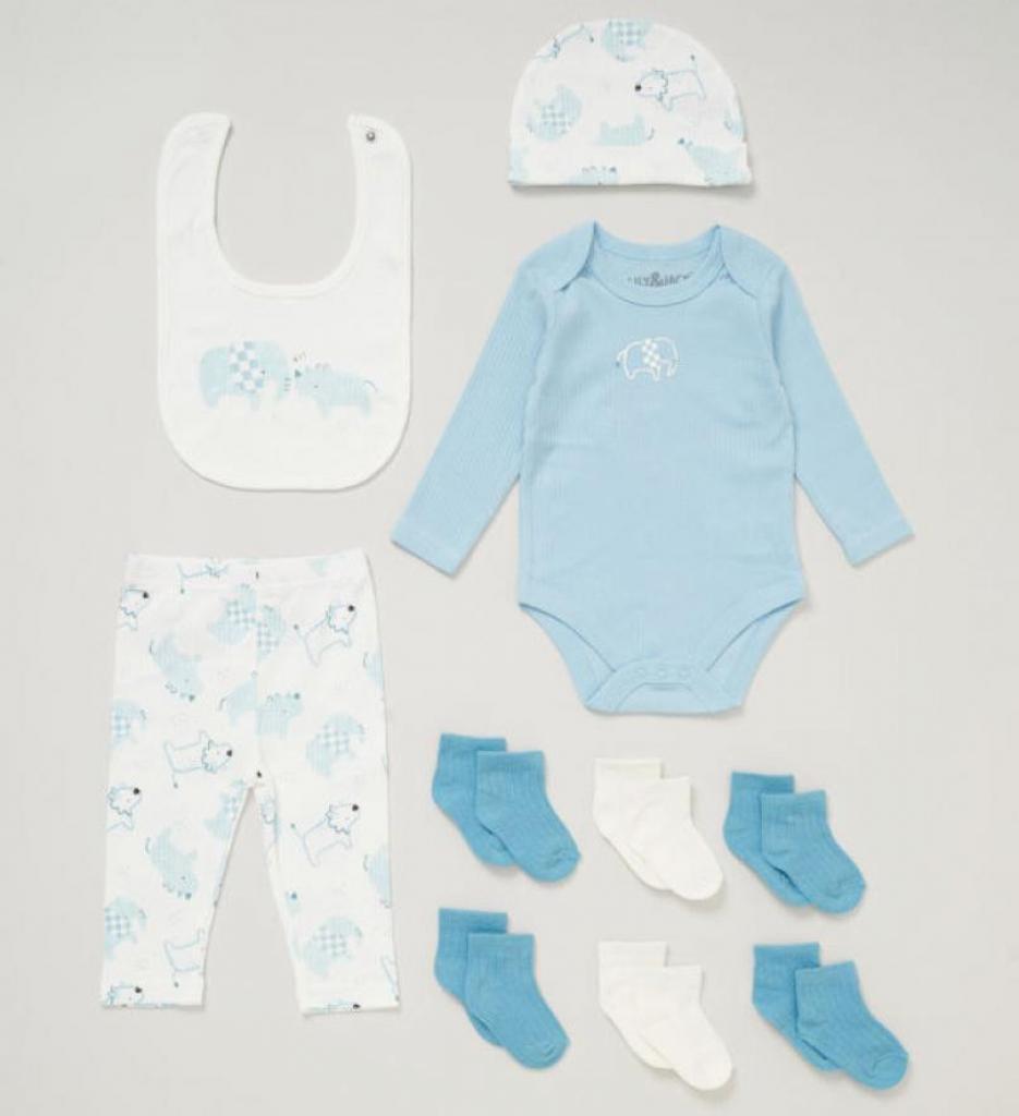 Lily & Jack E08374  LJE08374 "Safari" 10 Piece Gift Set (Newborn-6 months)