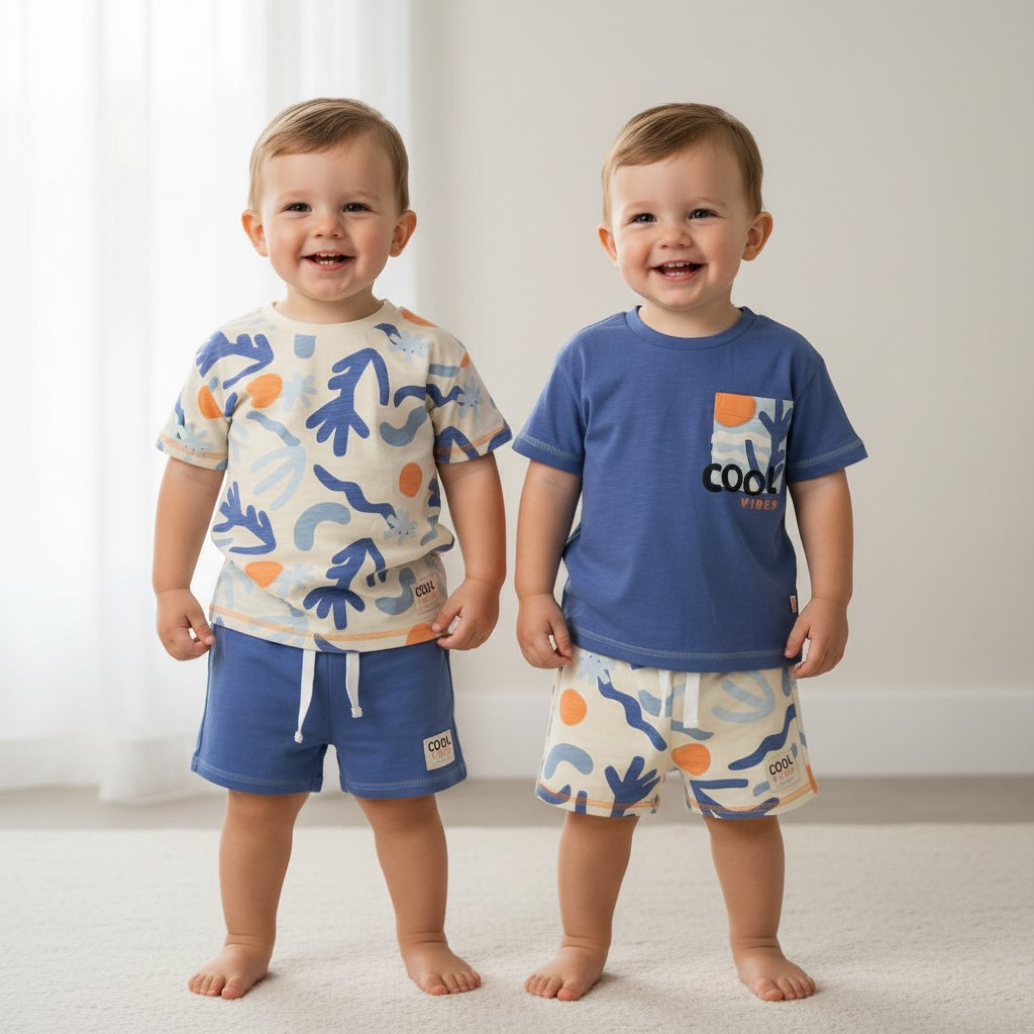 Lily & Jack F09061 INF 5056756570897 LJF09061-B Four Piece "Cool Vibes" Mix & Match Set (9-24 months)