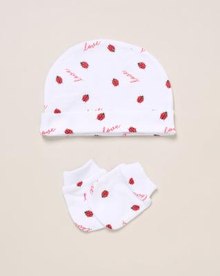 Lily & Jack E08846 NB=50567565157775=5056756515782,6=5056756515799 LJF09064 "Ladybird" 5 Piece Layette Set (0-3 months)