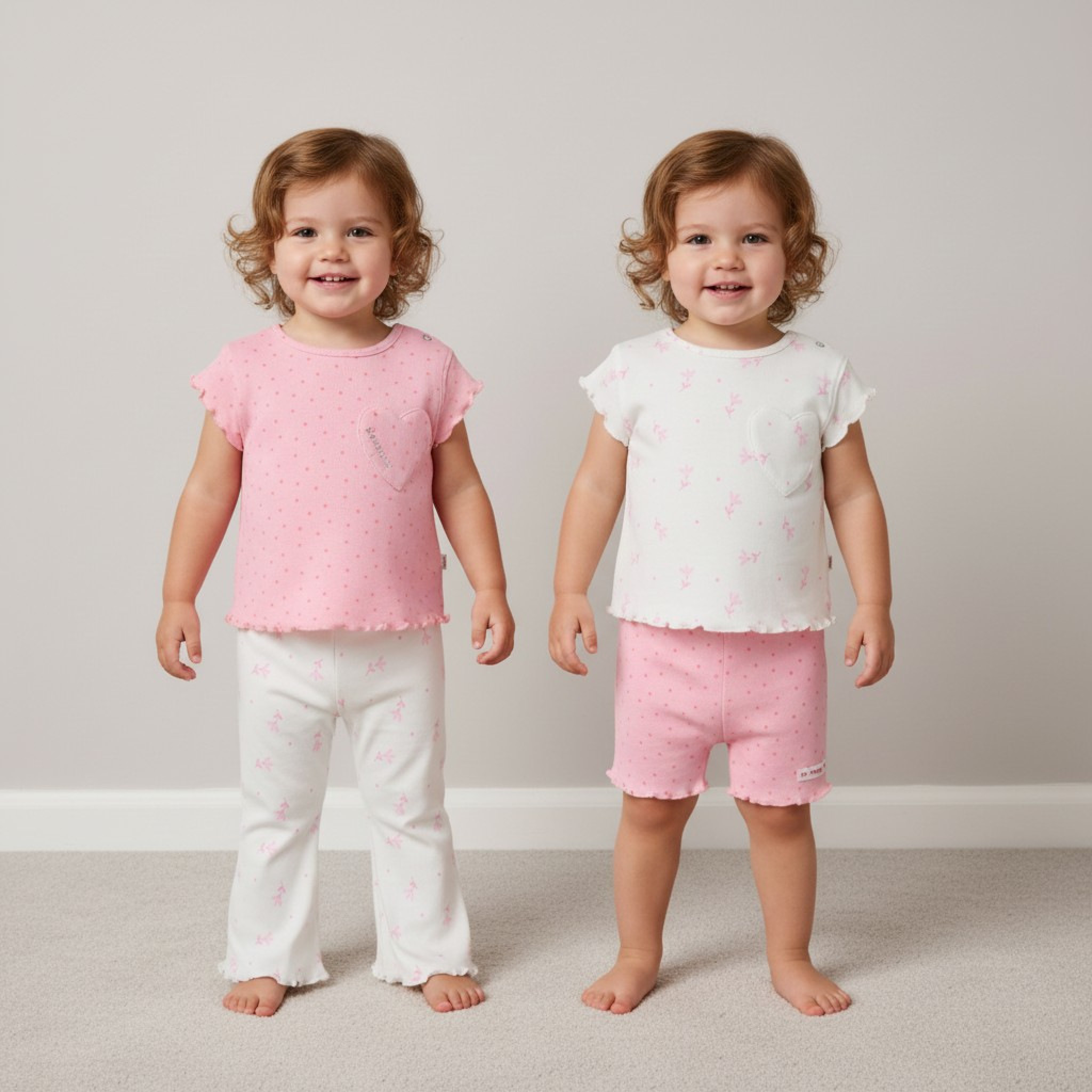 Lily & Jack F09099 INF 5056756571139 LJF09099-B Four Piece Mix & Match "Heart" Set (9-24 months)