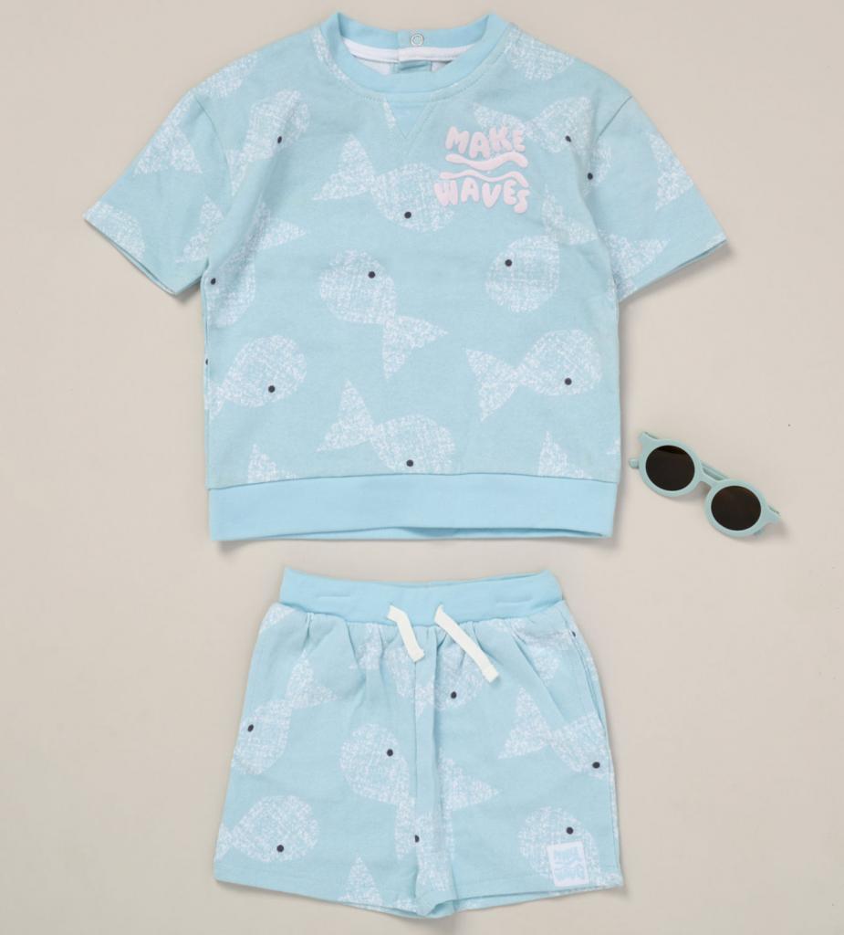 Lily & Jack F10224 INF 5056756556273 LJF10224B "Make Waves" Shorts Set (9-24 Months)