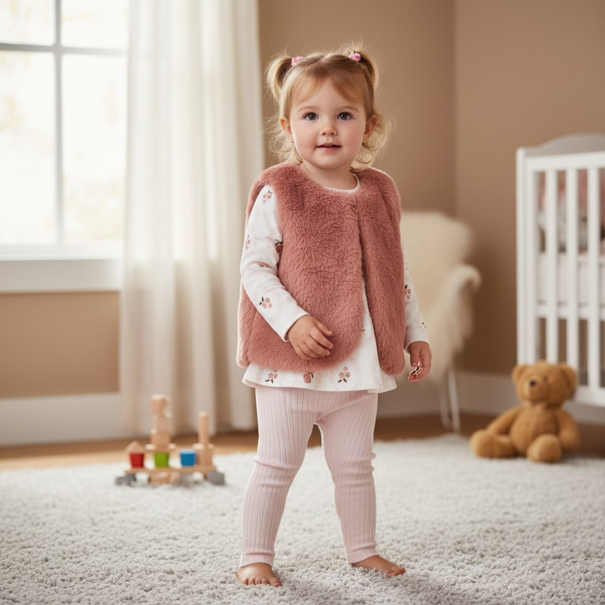 Lily & Jack G10743 * LJG10743 Floral Gilet Set (2-5 years)