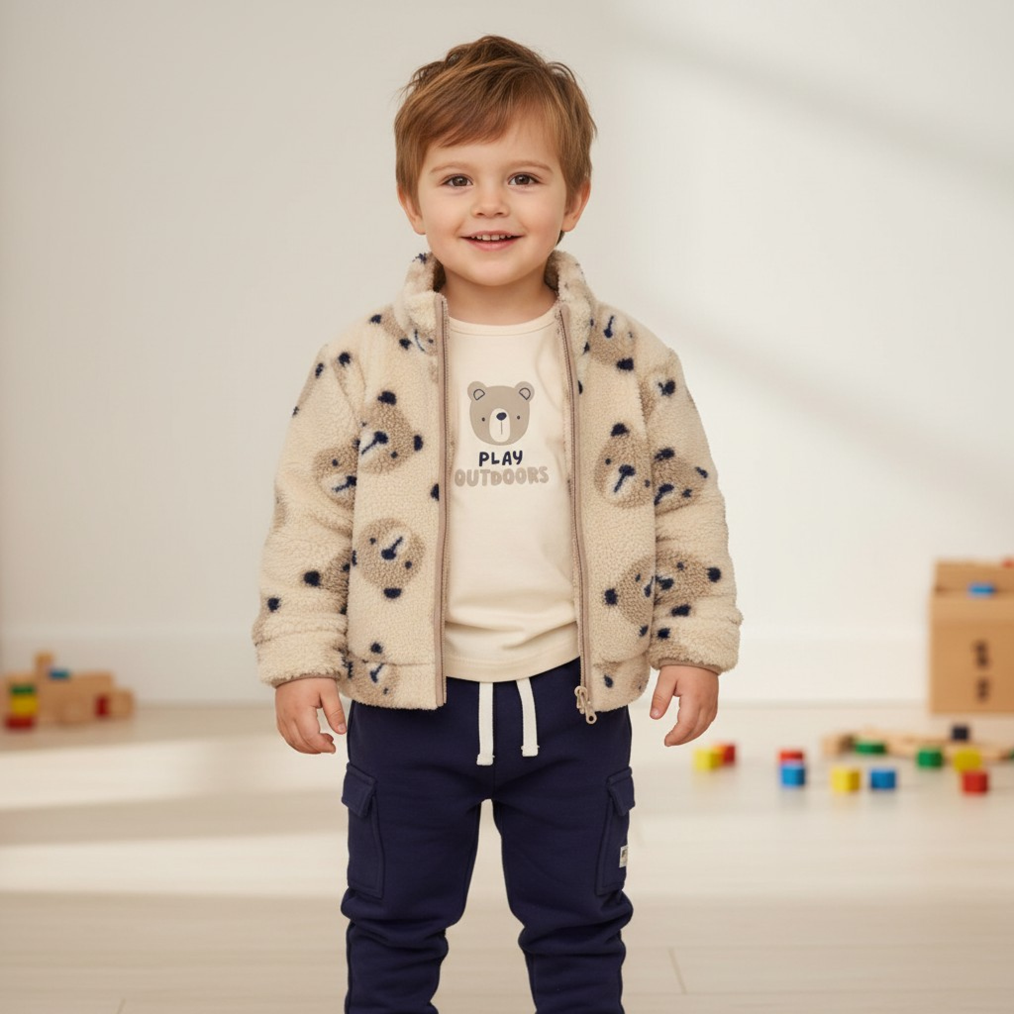 Lily & Jack G11049TOD * LJG11049-B Teddy Three Piece Set  (2-4 years)