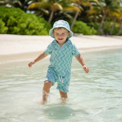 LJH12915A  Geometric Short and Hat set  ( 6-24 months)