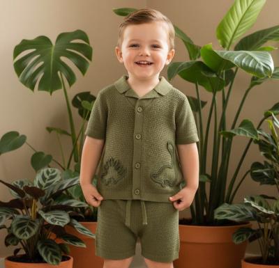 LJH13283A  True Knit Dinosaur Cotton Set (9-24 months)