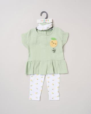 Lily & Jack H13891 INF * LJH13891 Cheesecloth Lemon Set (9-18 months)