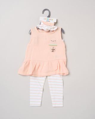 Lily & Jack H14325 INF * LJH14325-B Cheesecloth Water Melon Set (9-18 months)