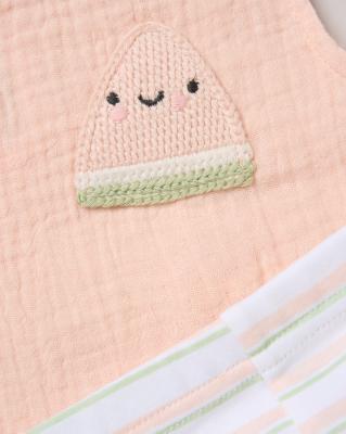 Lily & Jack H14325 INF * LJH14325-B Cheesecloth Water Melon Set (9-18 months)