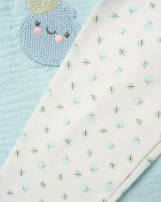 Lily & Jack H14327 INF * LJH14327-B Cheesecloth Blueberry Set (9-18 months)