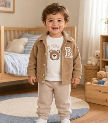 LJJ16011  Brushed Jacket and trousers  (2-4 years)