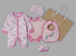 Lily & Jack V21448 * LJV21448P "Horse" 5 Piece Set with Gift Bag (NB-6m)