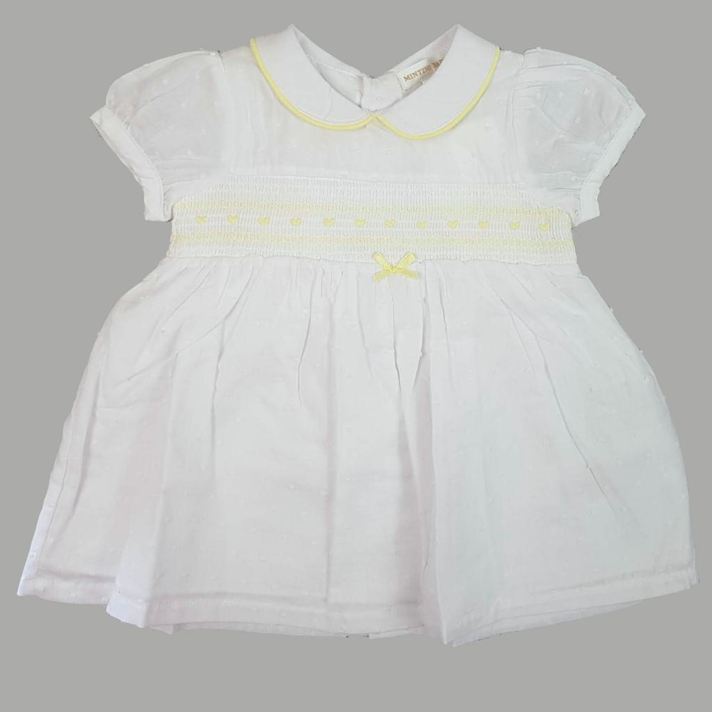 Mintini MB3309 5056172080413 MB3309 Smocked "Heart" Dress (3-9 months)