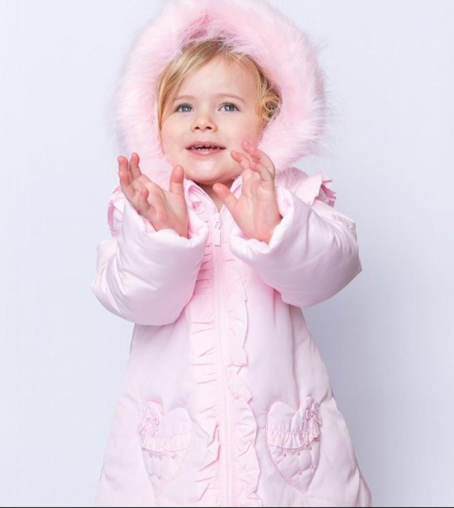 Mintini   MB4994o Pink beaded Coat (3-6 months) PART PACK