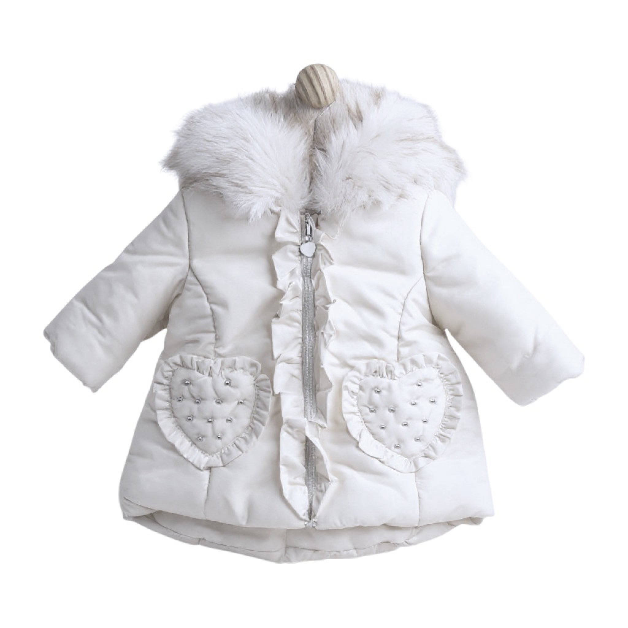 Mintini MB4996 MB4996W White beaded Coat (Choose)