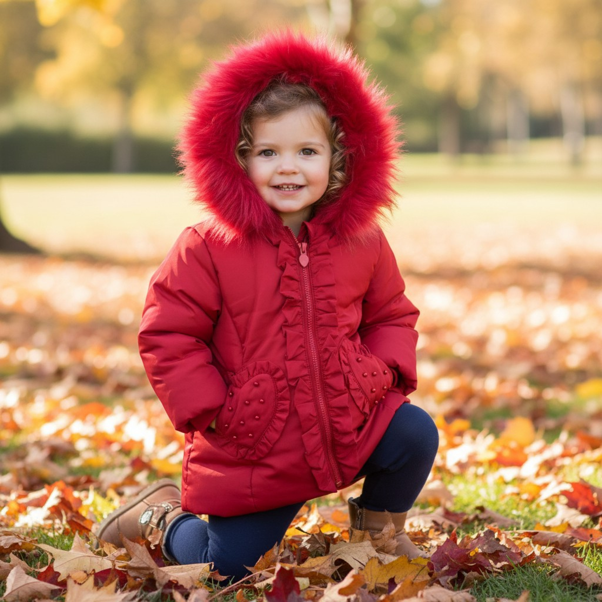 Mintini MB4998A 5056590101837 MB4998-A Red Winter Coat (12-24 months)